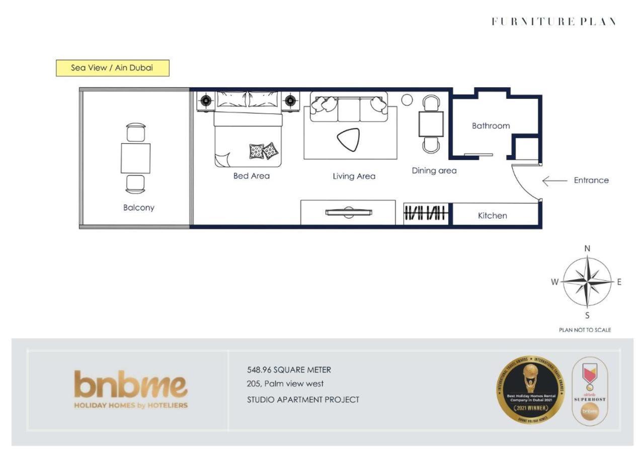 Bnbmehomes - Palm Views Dubai Ngoại thất bức ảnh